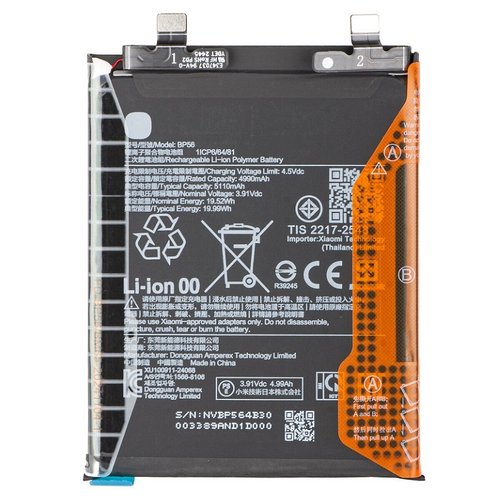 BATTERIA BP56 PER XIAOMI REDMI NOTE 14 PRO+ 5G (24115RA8EG) ORIGINALE NEW
