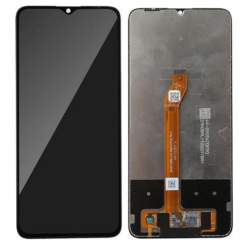 DISPLAY LCD + TOUCHSCREEN DISPLAY COMPLETO SENZA FRAME PER OUKITEL C51 NERO ORIGINALE