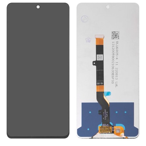 DISPLAY LCD + TOUCHSCREEN DISPLAY COMPLETO SENZA FRAME PER TECNO CAMON 19 (CI6n) / TECNO CAMON 19 PRO (CI8 CI8n) / TECNO CAMON 19 PRO 5G (CI7n) NERO