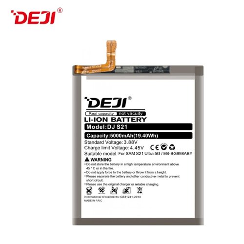 DEJI BATTERIA DJ S21 ULTRA 5G EB-BG998ABY PER SAMSUNG GALAXY S21 ULTRA 5G G998B