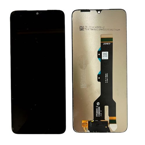 DISPLAY LCD + TOUCHSCREEN DISPLAY COMPLETO SENZA FRAME PER MOTOROLA MOTO G06 (XT2535-1 XT2535-2 XT2535-3 XT2535-14) / G06 POWER (XT2535-13) NERO ORIGINALE