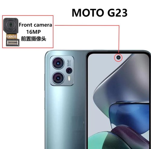 CAMERA ANTERIORE 16MP PER MOTOROLA MOTO G23 (XT2333-1) ORIGINALE