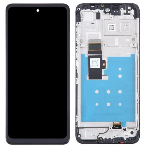 DISPLAY LCD + TOUCHSCREEN DISPLAY COMPLETO + FRAME PER MOTOROLA MOTO G23 (XT2333-1) NERO ORIGINALE