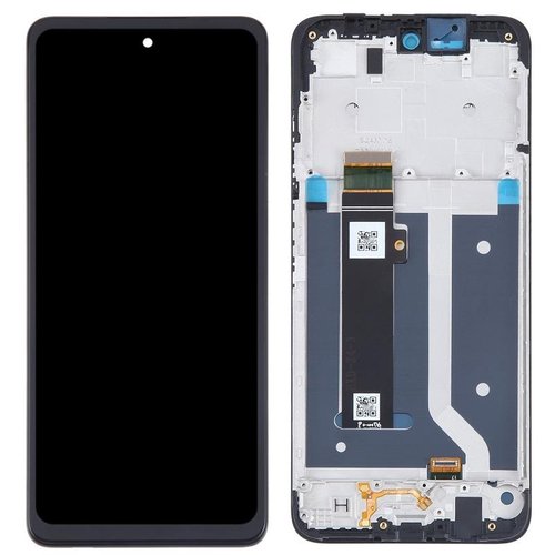 DISPLAY LCD + TOUCHSCREEN DISPLAY COMPLETO + FRAME PER MOTOROLA MOTO G34 5G (XT2363-2) NERO ORIGINALE