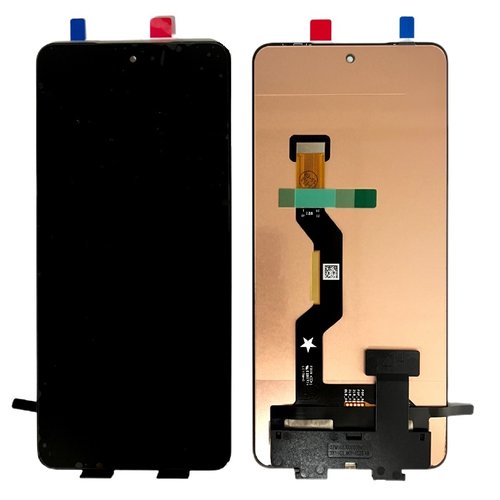 DISPLAY AMOLED + TOUCHSCREEN DISPLAY COMPLETO SENZA FRAME PER MOTOROLA MOTO G86 5G (XT2527-2) / G86 POWER 5G NERO ORIGINALE