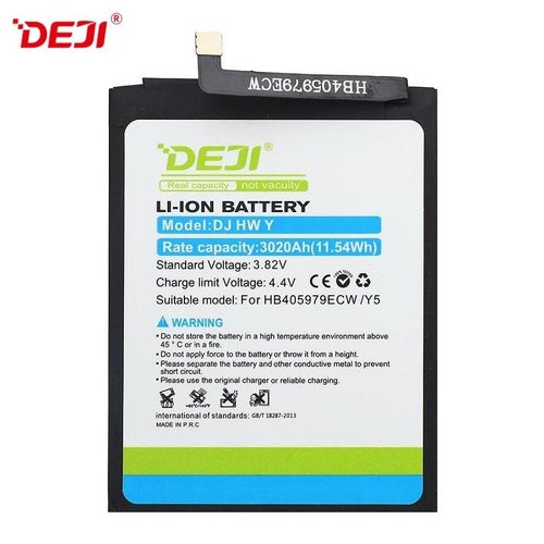 DEJI BATTERIA DJ Y5 2018 HB405979ECW PER HUAWEI NOVA / NOVA SMART / ENJOY 6S / ENJOY 7 / P9 LITE MINI / Y6 PRO 2017 / Y5 2018 / Y6 2017 / NOVA YOUNG / Y5 2019 / HONOR PLAY 7 / 8E YOUTH / Y6 2019 / 8A / Y6S / Y5P