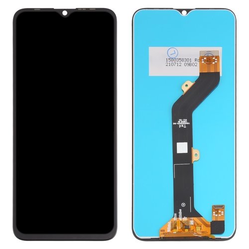 DISPLAY LCD + TOUCHSCREEN DISPLAY COMPLETO SENZA FRAME PER INFINIX SMART 5 (X657) / INFINIX HOT 10 LITE (X657B) / TECNO SPARK GO 2020 (KE5S) / TECNO SPARK 6 GO (KE5j KE5k) / ITEL P37 (P651W) / ITEL P36 (W6501) / ITEL VISION 2S (P651L) NERO