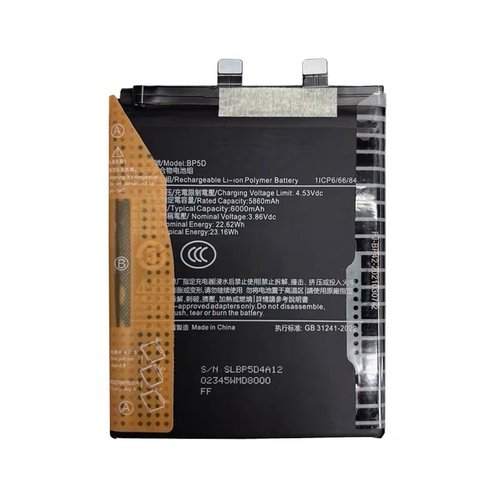 BATTERIA BP5D PER XIAOMI REDMI K80 PRO (24122RKC7C)