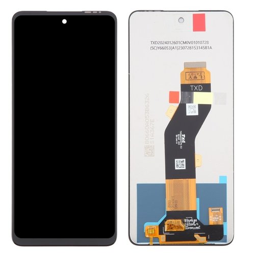 DISPLAY LCD + TOUCHSCREEN DISPLAY COMPLETO SENZA FRAME PER INFINIX SMART 8 (X6525 X6525D) / SMART 8 HD (X6525) / SMART 8 PLUS (X6526) / SMART 8 PRO (X6525B) / INFINIX HOT 40I (X6528B) / TECNO SPARK GO 2024 (BG6) / SPARK 20C (BG7n BG7) / SPARK 20 (KJ5 KJ5n) / TECNO POP 8 (BG6h BG6i) / ITEL P55 (A666L A666LN P666L) / P55T (P665L) / P55+ (P663L P663LN) / RS4 (S666LN) / S24 (S667LN) NERO