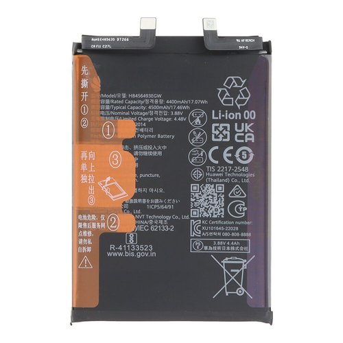 BATTERIA HB456493EGW PER HUAWEI NOVA 11 (FOA-AL00 FOA-LX9) / NOVA 10 SE (BNE-LX1 BNE-LX3 BNE-AL00) / NOVA 11 SE (BON-AL00) / NOVA 12 SE (BNE-LX1) / HI NOVA 11 / HI NOVA 10 SE / HI NOVA 11 SE / HI NOVA 12 SE