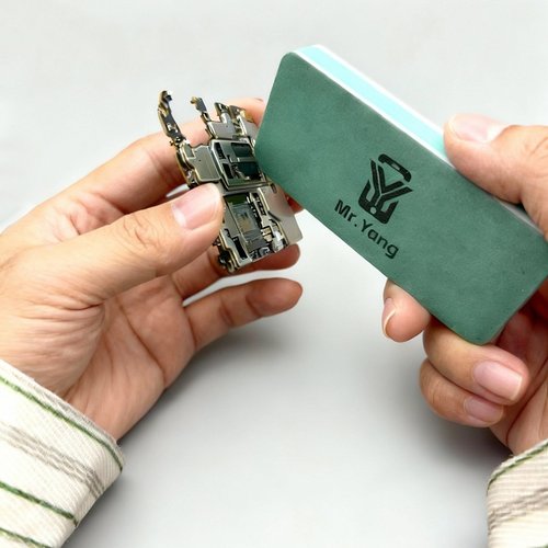 MR YANG ALTA PRECISIONE GOMMA LUCIDANTE IN SPUGNA PER PINZETTE / LAMA / SCHEDE MADRI ECC LUCIDATURA LEVIGATURA