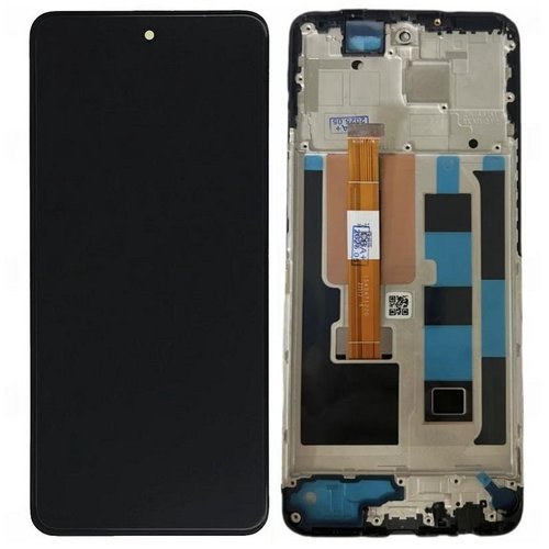 DISPLAY LCD + TOUCHSCREEN DISPLAY COMPLETO + FRAME PER REALME 12 5G (RMX3999) NERO ORIGINALE