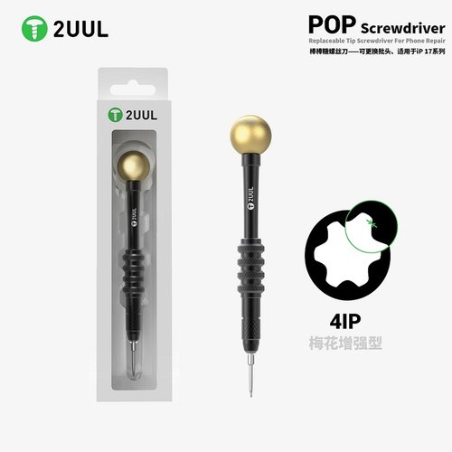 2UUL SD87 POP CACCIAVITE CON PUNTE INTERCAMBIABILI PER IPHONE 17 / 17 AIR / 17 PRO / 17 PRO MAX