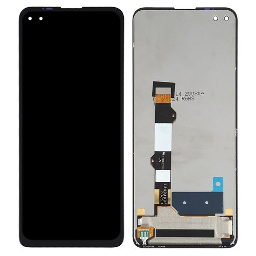 DISPLAY LCD + TOUCHSCREEN DISPLAY COMPLETO SENZA FRAME PER MOTOROLA MOTO G 5G PLUS XT2075 NERO
