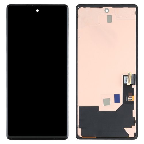 TOUCHSCREEN + DISPLAY OLED DISPLAY COMPLETO + FRAME PER GOOGLE PIXEL 6 (GB7N6 G9S9B16 G9S9B GR1YH) NERO OEM