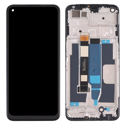 DISPLAY LCD + TOUCHSCREEN DISPLAY COMPLETO + FRAME PER REALME 8 5G (RMX3241) NERO