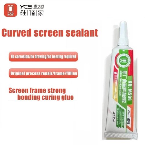 YCS NO.MS08 SIGILLANTE ORIGINALE PER SCHERMI CURVI TRASPARENTE 25ML