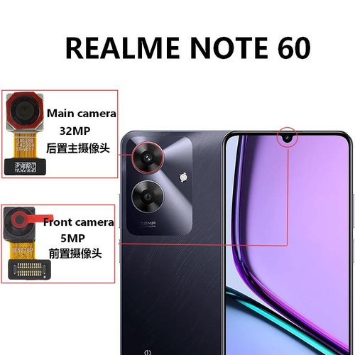 CAMERA POSTERIORE 32MP PER REALME NOTE 60 (RMX3933) ORIGINALE