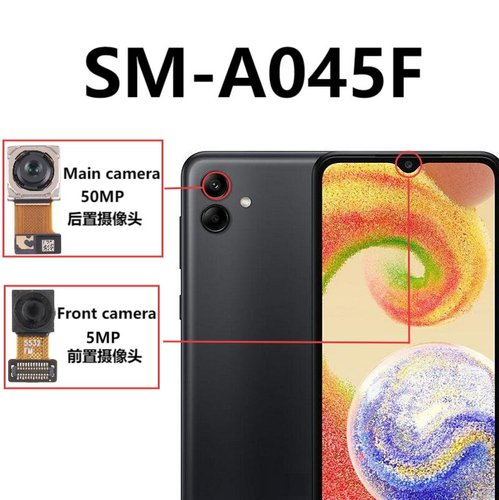 CAMERA ANTERIORE 5MP PER SAMSUNG GALAXY A04 A045F ORIGINALE