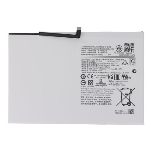BATTERIA WT-S-W11 PER SAMSUNG GALAXY Tab A9+ 11inch (2023) X210 / X215 / X216B