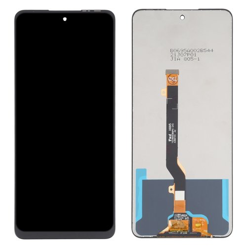 DISPLAY LCD + TOUCHSCREEN DISPLAY COMPLETO SENZA FRAME PER INFINIX HOT 11S (X6812 X6812B) / HOT 20S (X6827) / INFINIX ZERO 5G (X6815 X6815B) / ZERO 5G 2023 (X6815C X6815D) / TECNO CAMON 17P (CG7 CG7n) / CAMON 18 (CH6 CH6n) / CAMON 18P (CH7 CH7n) / CAMON 18T (CH6h) / CAMON 19 NEO (CH6i) / TECNO SPARK 8 PRO (KG8) / TECNO POVA NEO 5G (LE6j) NERO