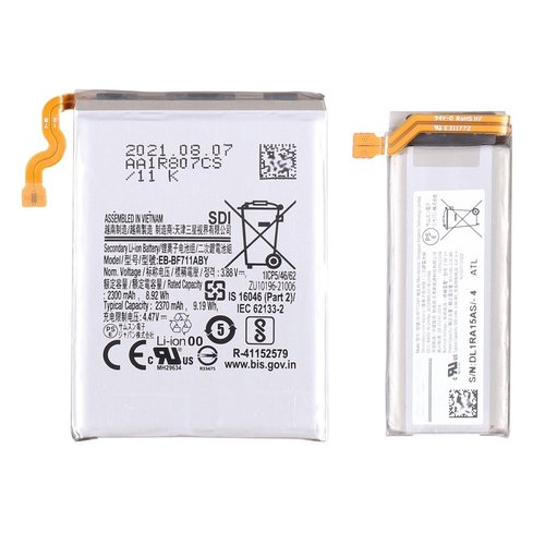 BATTERIA EB-BF711ABY EB-BF712ABY SET 2 PEZZI PER SAMSUNG GALAXY Z FLIP3 5G F711B