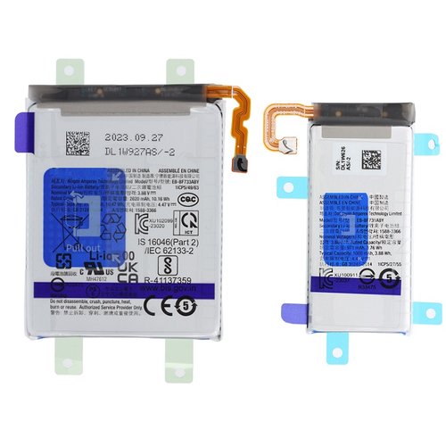 BATTERIA EB-BF731ABY EB-BF733ABY SET 2 PEZZI PER SAMSUNG GALAXY Z FLIP5 5G F731B