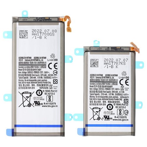 BATTERIA EB-BF916ABY EB-BF917ABY SET 2 PEZZI PER SAMSUNG GALAXY Z FOLD2 5G F916B