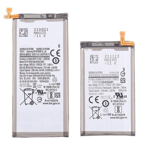 BATTERIA EB-BF926ABY EB-BF927ABY SET 2 PEZZI PER SAMSUNG GALAXY Z FOLD3 5G F926B