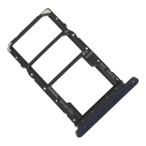 DUAL SIM TRAY PER ZTE BLADE A34 / BLADE A54 GRIGIO / NERO