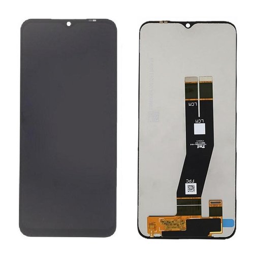 TOUCHSCREEN + DISPLAY LCD DISPLAY COMPLETO SENZA FRAME PER SAMSUNG GALAXY A14 A145P A145R NERO (EUROPE VERSION) (FLEX NERO) EU