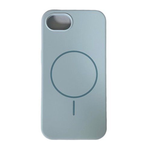 CUSTODIA CELLULARE DI SILICONE LIQUIDO + MAGNETICO PER APPLE IPHONE 16E BLU