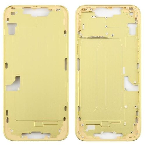 COVER CENTRALE A PER APPLE IPHONE 14 PLUS 6.7 GIALLO MATERIALE ORIGINALE