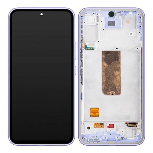 TOUCHSCREEN + DISPLAY LCD DISPLAY COMPLETO + FRAME PER SAMSUNG GALAXY A54 5G A546B VIOLA SCHERMO SERVICE PACK + FRAME (NON ORIGINALE)