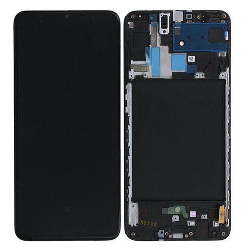 TOUCHSCREEN + DISPLAY AMOLED DISPLAY COMPLETO + FRAME PER SAMSUNG GALAXY A70 A705F NERO OEM