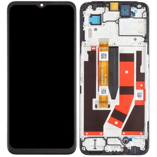 DISPLAY LCD + TOUCHSCREEN DISPLAY COMPLETO + FRAME PER OPPO A77 5G (CPH2339) NERO ORIGINALE