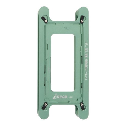 XIAN HUA ZHONG CHUANG 2 EN 1 MAGNéTICO APPLICAZIONE DI ADESIVO DI PRECISIONE PER SUPPORTO SCHERMO / PRESSIONE FISSA MOLD PER APPLE IPHONE 13 6.1 / IPHONE 13 PRO 6.1