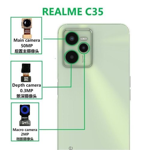 CAMERA PROFONDITA 0.3MP PER REALME C35 (RMX3511) / REALME NARZO 50A PRIME (RMX3516) ORIGINALE