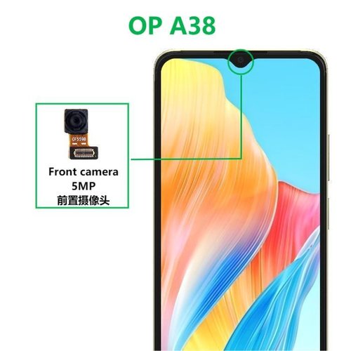 CAMERA ANTERIORE 5MP PER OPPO A38 (CPH2579) / A18 (CPH2591) ORIGINALE