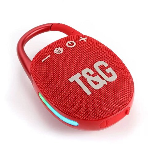 T&amp;G TG447 ALTOPARLANTE BLUETOOTH SENZA FILI ROSSO (IPX7 IMPERMEABILE)