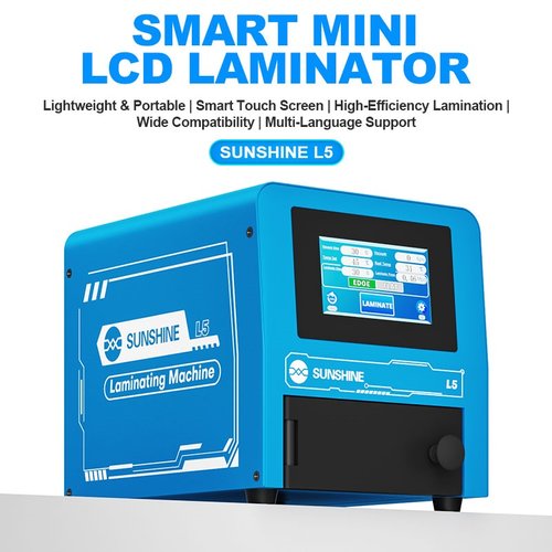 (Prenotazione) SUNSHINE L5 MINI MACCHINA INTELLIGENTE PER LAMINAZIONE LCD SONO NECESSARI UNA POMPA PER VUOTO E UN COMPRESSORE D'ARIA SEPARATI