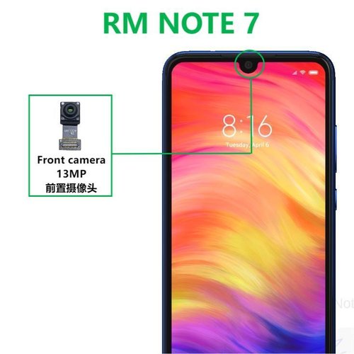 CAMERA ANTERIORE 13MP PER XIAOMI REDMI NOTE 7