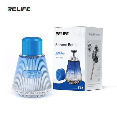 RELIFE TB3 LANJING PRO BOTTIGLIA DI VETRO SOLVENTE PER LIQUIDO DETERGENTE PER PCB / ALCOOL 150ML