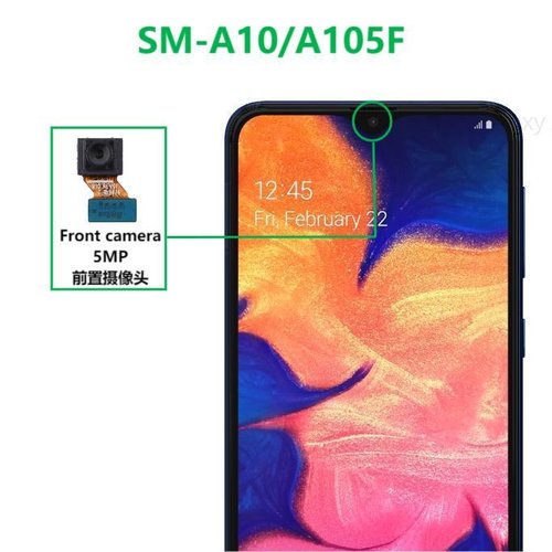 CAMERA ANTERIORE 5MP PER SAMSUNG GALAXY A10 A105F / M10 M105F