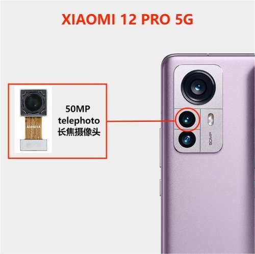 CAMERA TELEOBIETTIV 50MP PER XIAOMI 12 PRO 5G (2201122C 2201122G) ORIGINALE