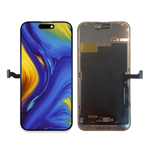 TOUCHSCREEN + DISPLAY OLED DISPLAY COMPLETO PER APPLE IPHONE 15 PRO MAX 6.7 JK-T OLED VERSIONE DURA