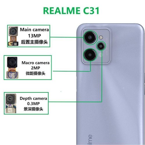 CAMERA PROFONDITA 0.3MP PER REALME C31 (RMX3501) ORIGINALE