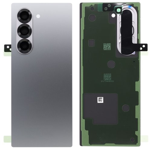 COVER POSTERIORE PER SAMSUNG GALAXY Z FOLD6 5G F956B ARGENTO