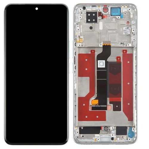 TOUCHSCREEN + DISPLAY OLED DISPLAY COMPLETO + FRAME PER HONOR 200 5G (ELI-NX9 ELI-AN00) VERDE ORIGINALE