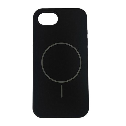 CUSTODIA CELLULARE DI SILICONE LIQUIDO + MAGNETICO PER APPLE IPHONE 16E NERO